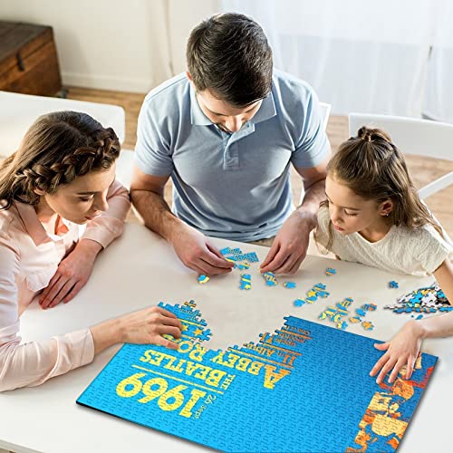 The Beatles Puzzle De 1000 Pièces Casse-tête Éducatif Jeu Familial Cadeau pour Adultes Et Enfants-Groupe de Rock Musique 1000pcs (75x50cm) - Les Beatles, Paul McCartney, John Lennon, RIngo Starr, George Harrison The Beatles Puzzle De 1000 Pièces Casse-tête Éducatif Jeu Familial Cadeau pour Adultes Et Enfants-Groupe de Rock Musique 1000pcs (75x50cm) – Image 7