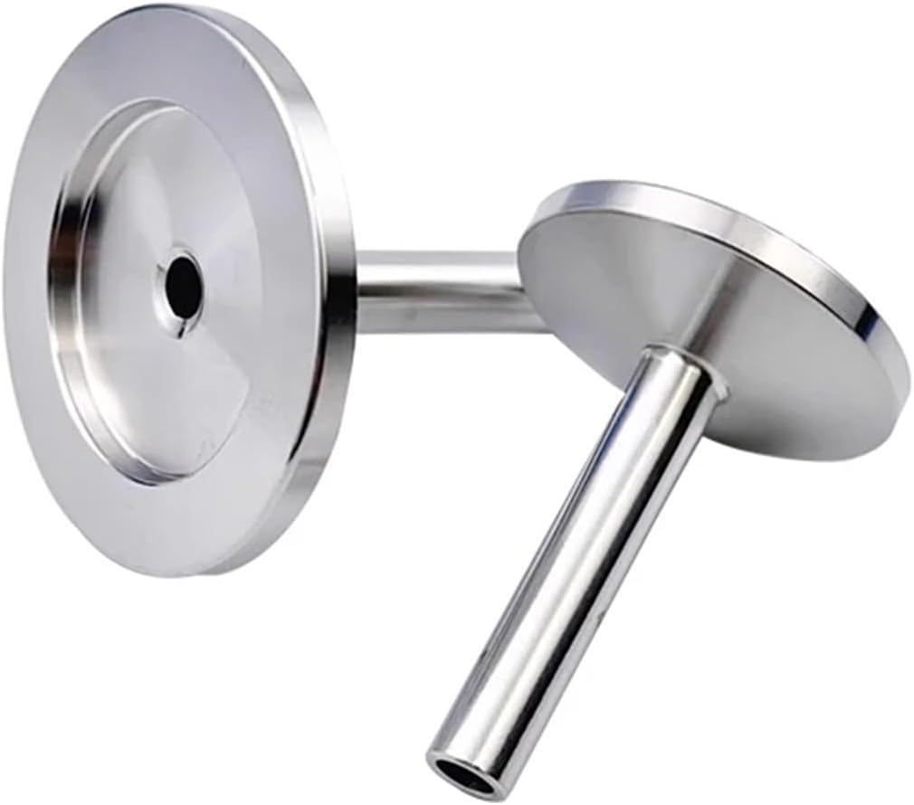 1pc 1/8" 1/4" 3/8" 1/2" 6/8/10/12mm Tube VCR Compression Unionx KF40 KF50 Vacuum SUS304 Stainless Sanitary Pipe Fitting(KF40,8mm)
