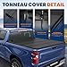 KUIPERAUTO 5.8FT Quad Hard Truck Bed Tonneau Cover Compatible for 2014-2018 Chevrolet Silverado GMC Sierra 1500 Fleetside Aluminum Bed - 69.6 inch