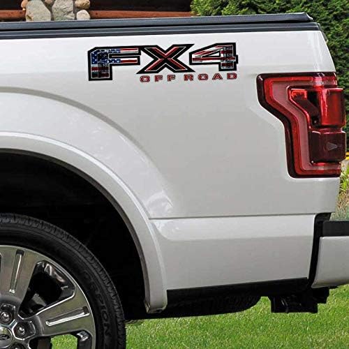Aftershock Decals American Flag FX4 USA Truck Decal Set Patriot Edition Off Road