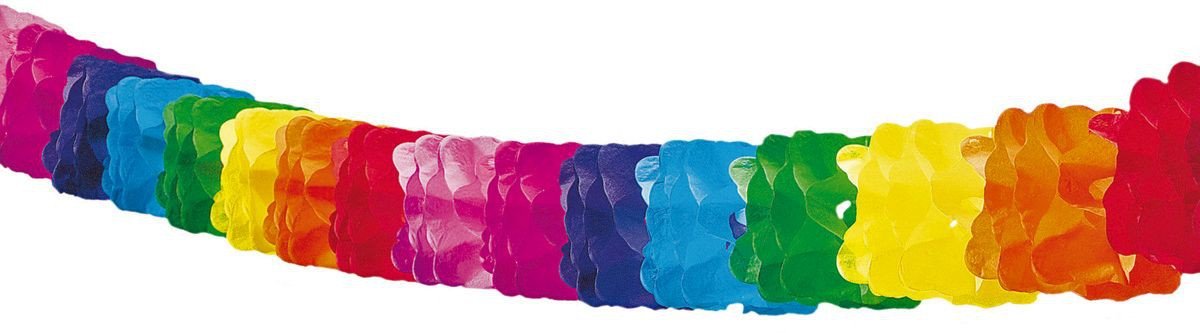 Speelgoed Folat - Paper Garland Honululu - 6 meter - Multicolor