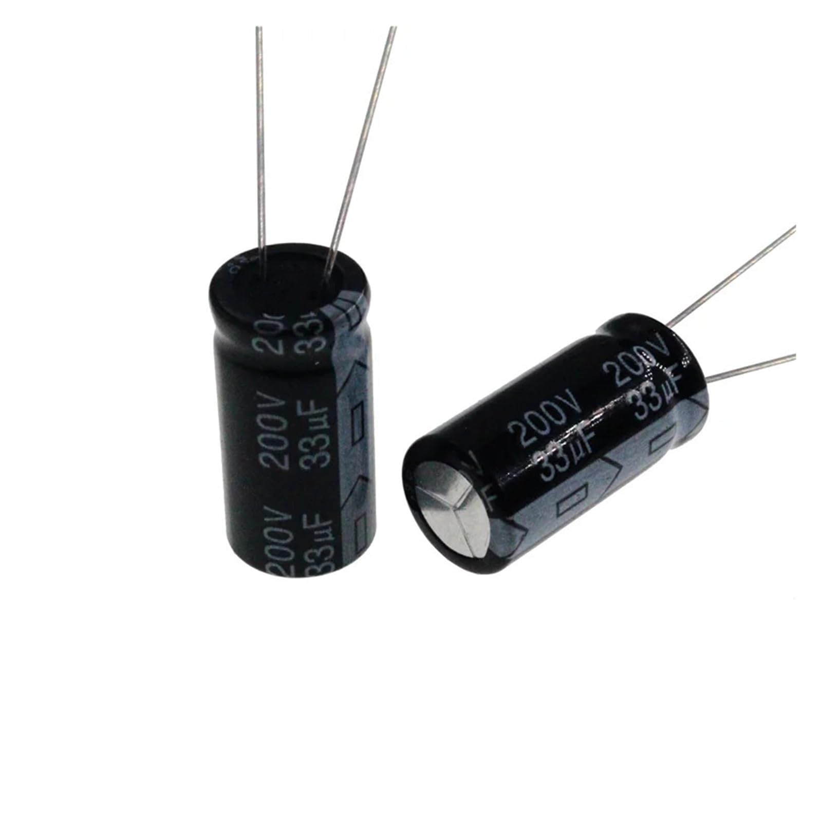 Condensateur 33uF 200V en aluminium pour supprimer les bruits et parasites électriques