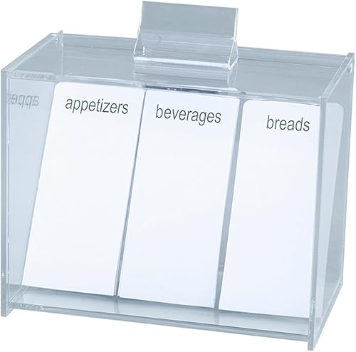 Miniatura 1 de Crea tu propia caja de tarjetas de recetas - acrílico transparente