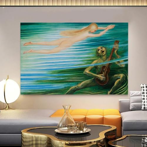 Impresión artística de Nils Dardel Näcken, lienzo para sala de estar y oficina 7