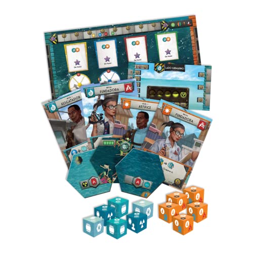 Galápagos, Flotilla, Jogo de Tabuleiro para Amigos, 3 a 5 jogadores, 90 a 150 min