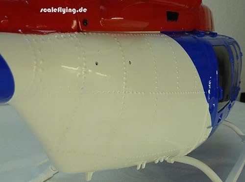 Miniatura 6 de Helicóptero RC 470 Bell ARF News Chopper Fuselaje prepintado versión KIT