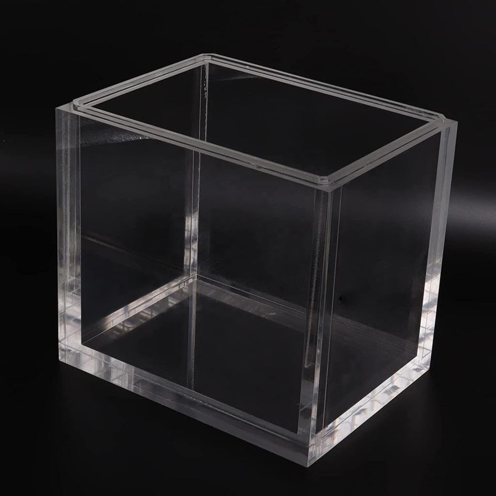 Milageto 2 Gallon Vacuum Chamber Defoaming Barrel Acrylic Sturdy Lightweight Vacuum Degassing Chamber Box for Silicone Resins Pigments