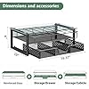 Amazon.com: Simple Trending 2-Tier Monitor Stand Riser, Glass Metal ...