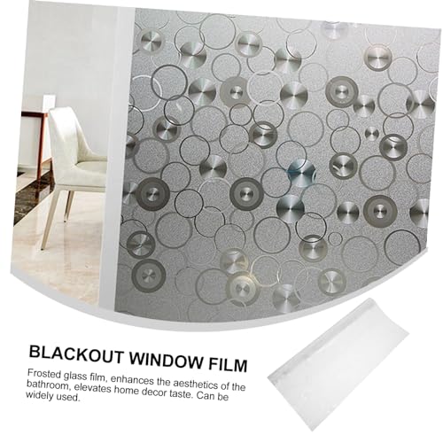 Película ventana privacidad estática blanca 100x45 cm miniatura 7