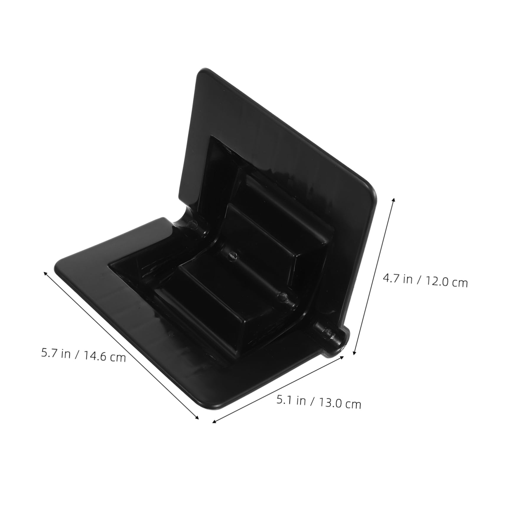 Protection D’angle en Plastique Noir 10 Pièces, Triangulaire, pour Sangles | Longueur Réglable, Usage Emballage et Arrimage sur Camion, Accessoire de Conditionnement