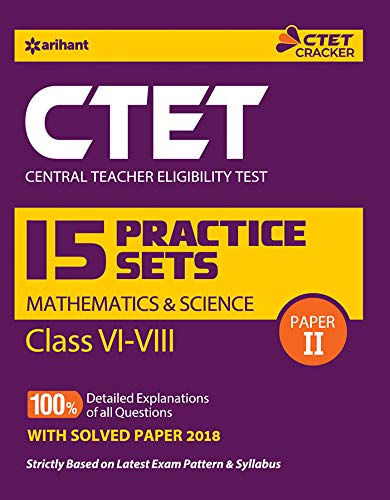 15 Practice Sets CTET Paper-2 Paper 2 Mas & Science Teacher Selection ...