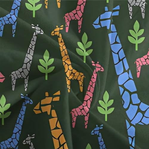 Housse de couette 3D girafe en microfibre douce double 200x200 - 8