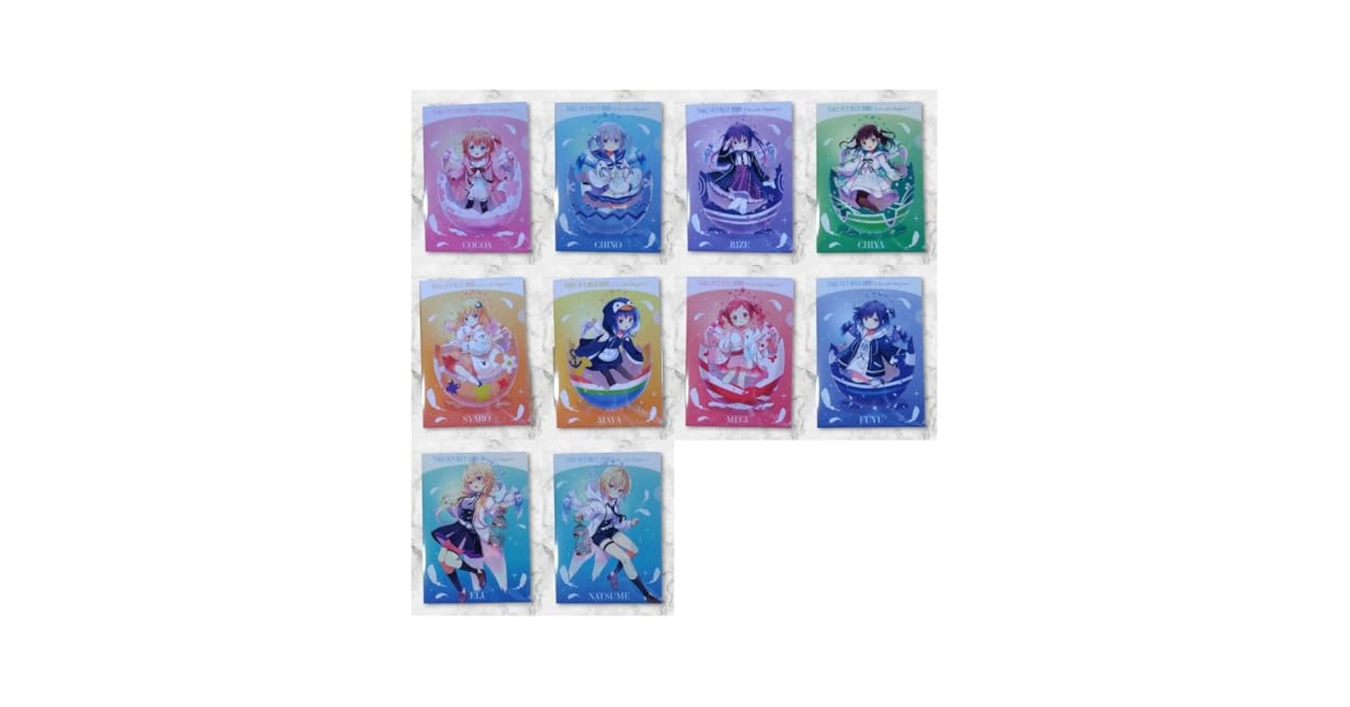 ごちうさ　TAKE OUT BLUE BIRD　クリアファイル　コンプセット Amazon.co.jp: ごちうさ TAKE OUT BLUE BIRD クリアファイル