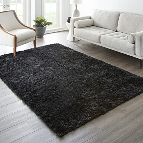 Ophanie Rugs For Living Room 6X9 Black, Largefluffy Shag Fuzzy Plush Soft Living Room Area Rugs, Floor Shaggy Carpets For Bedroom, Carpet For Kids Boys Girls Dorm Nursery Home Decor Aesthetic #TOP2