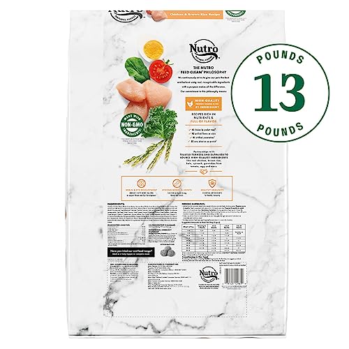 Nutro Natural Choice Puppy Dry Dog Food, Chicken & Brown Rice Recipe Dog Kibble, 13 Lb. Bag #TOP1