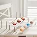 MyGift 3-Tier Rectangular Clear Acrylic Cupcake Dessert Display Stand Riser