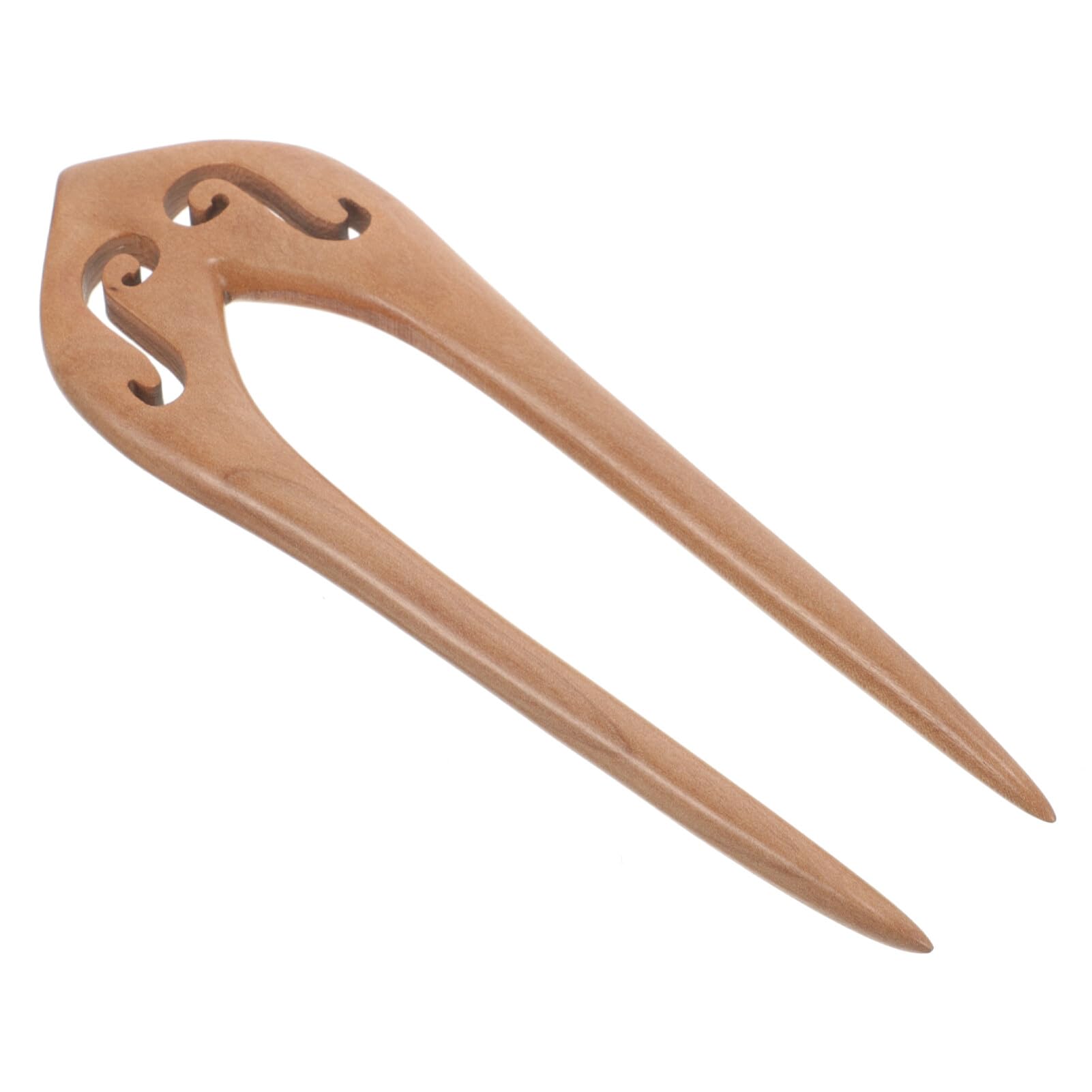 Wooden Double-Prong woman’s hair pin Amazon.com : Noverlife 2PCS French Wood Hair Forks, Hand  main image 2