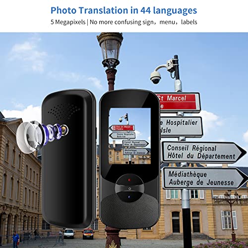 Vormor Language Translator Device Two Way Instant Translator Device With 106 Language Ai Voice Translator Support Online/Offline/Image/Recording Portable Translation Device With 2.4 Hd Touch Screen #TOP4