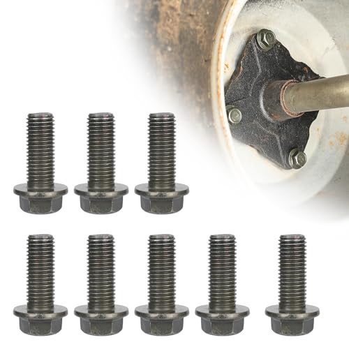 Image of 8pcs M10 x 1.25mm Bolt M10-1.25 x 25mm Hex Head Flange Bolt