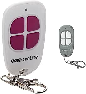 1 X AAM0085 Télécommande Motorisation Portail Portes De Garage 4-Canaux 433,92MHz Garantie De 3 Ans, Compatible Avec Les Portes De Garage Modèle "SCS