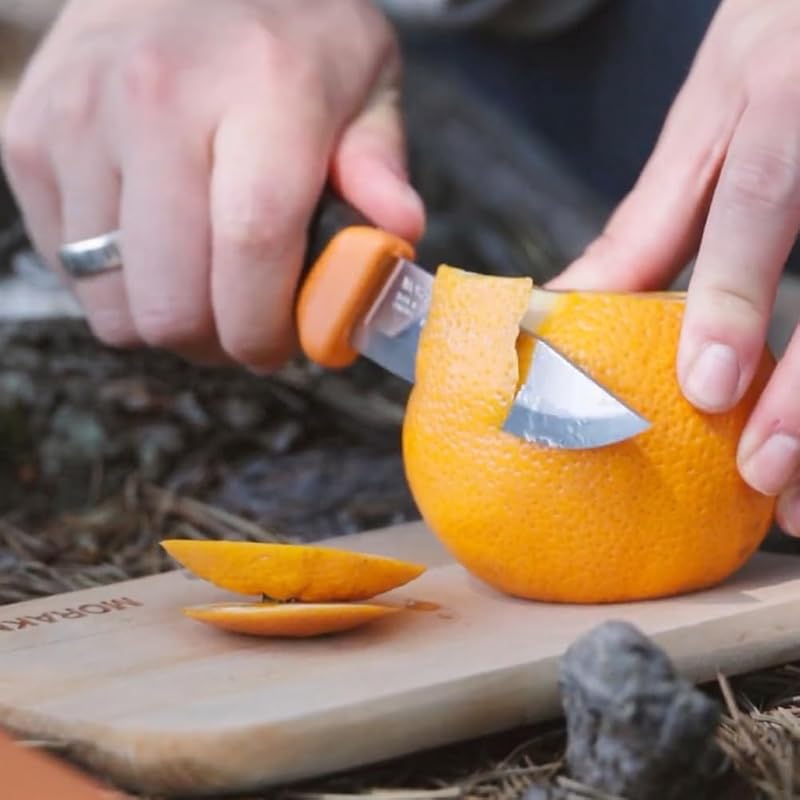 Morakniv Companion Fixed Blade Outdoor Knife with Stainless Steel Blade, 4.1-Inch, Orange (M-11824) Orange knife