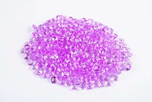 Femitu Purple Diamond Confetti Table Decorations 5000 Pcs 4.5Mm For Wedding Bridal Shower Party #TOP1