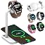 White Universal Watch Bracket+Wireless charging