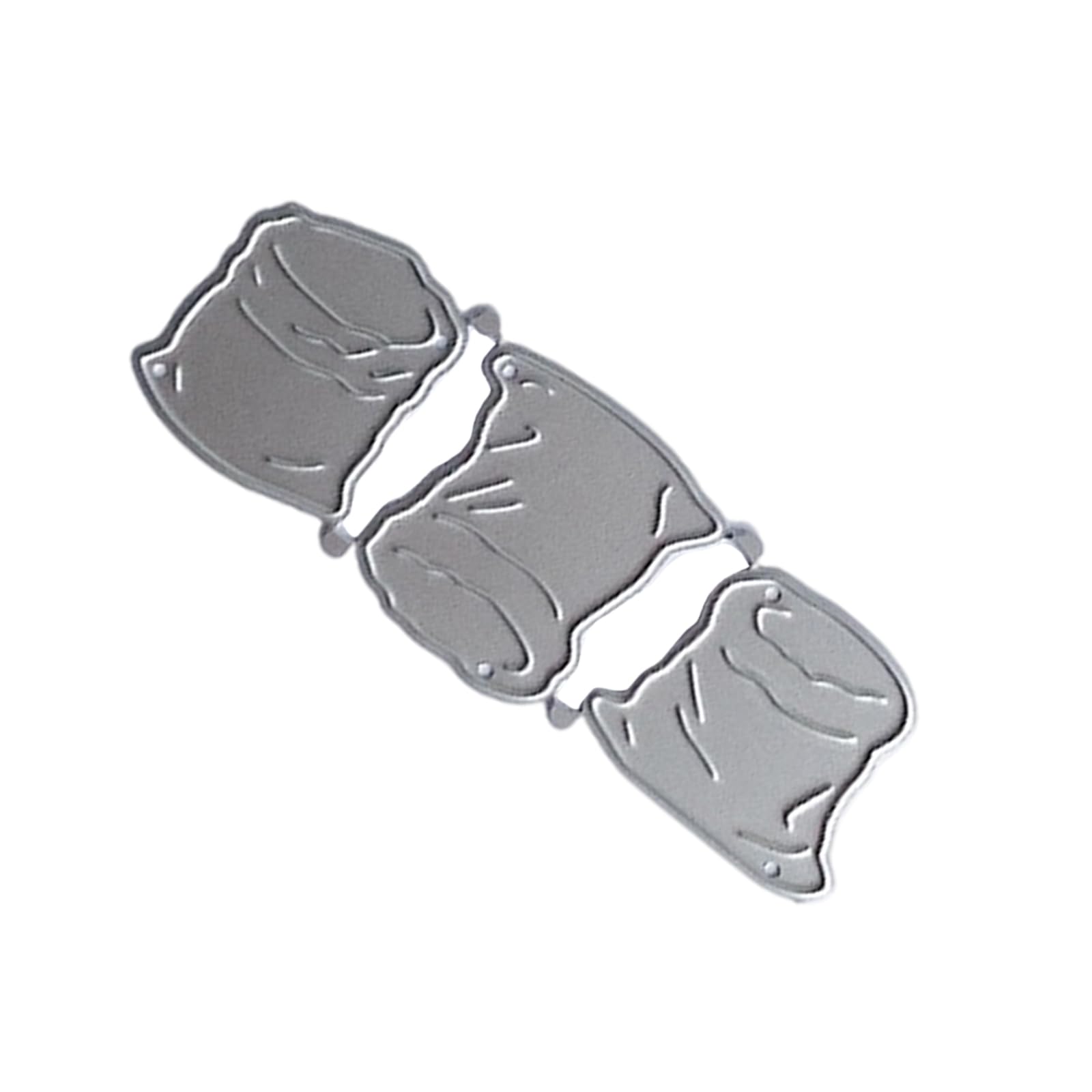 Kelisdi Flour Bag Cutting Dies Embossing Stencils Cut Stencils Metal Die Cut for Scrapbooking Card Scrapbook Decoration Flour Bag Die