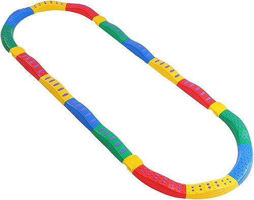 Carrera de obstáculos arcoíris para niños, vigas de equilibrio, juguete de desarrollo para promover el equilibrio, juguete deportivo, coordinación,