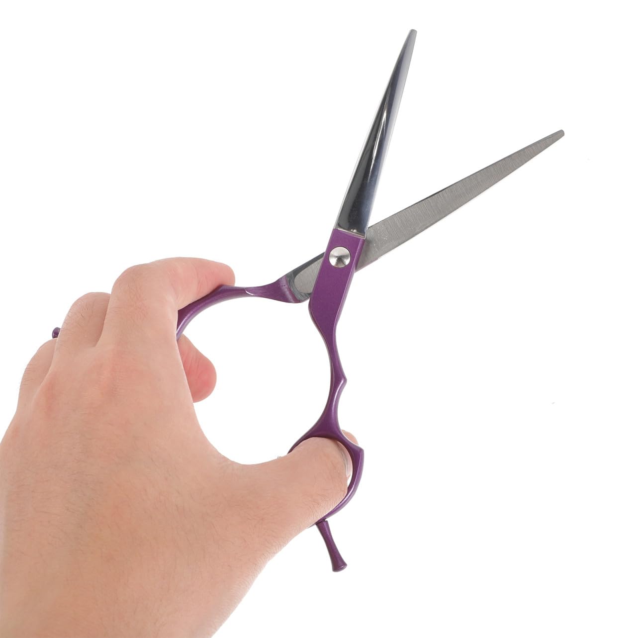 Didiseaon Tijeras de 6.5 Pulgadas de Acero Inoxidable de Corte de Pelo Agarre Cómodo y Superficie Lisa Profesionales para Salón de Peluquería