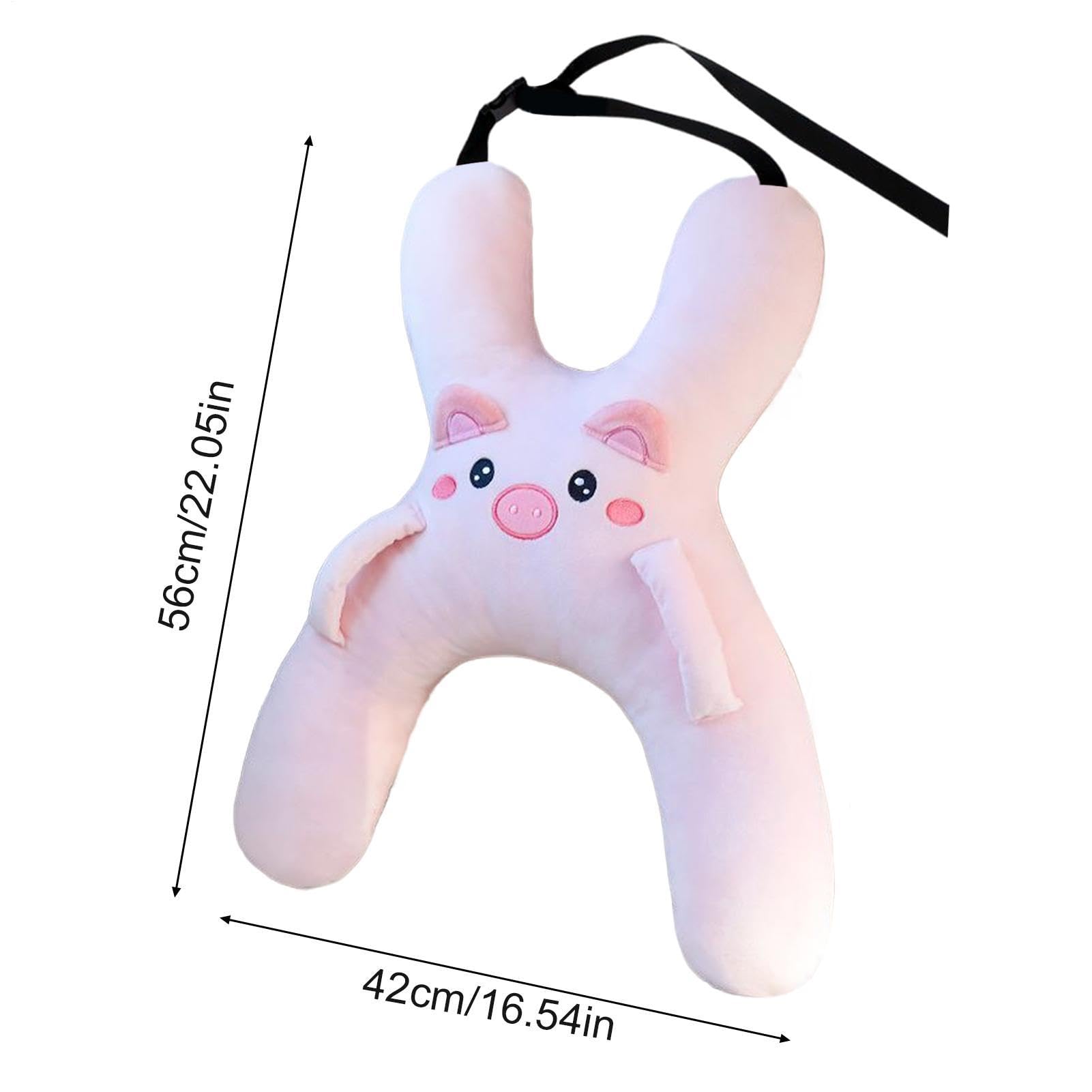 Generisch Cojín de viaje para niños, suave, ergonómico, forma de H, de
