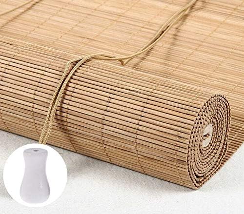 Wood Cord Tassels 6Pack for Window Blinds White Cord Knobs Wooden Hanging Ball Pulls for Curtain Craft(6, White)