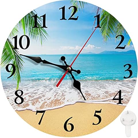 Britimes Silent Tropical Wall Clock Cover