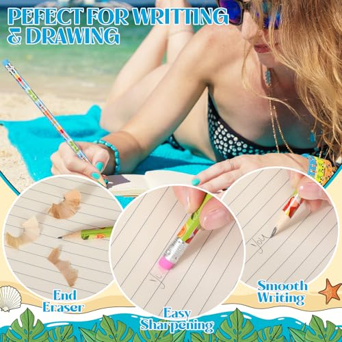 Set de 30 lápices de grafito con pulseras de silicona miniatura 5