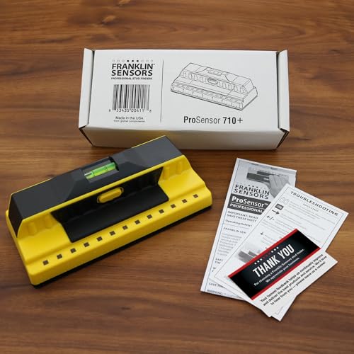 Franklin Sensors FS710PRO ProSensor 710+ Détecteur de montants professionnel avec 13 capteurs pour une précision maximale Détecte les clous en bois et métal à haute vitesse Jaune – vue 8
