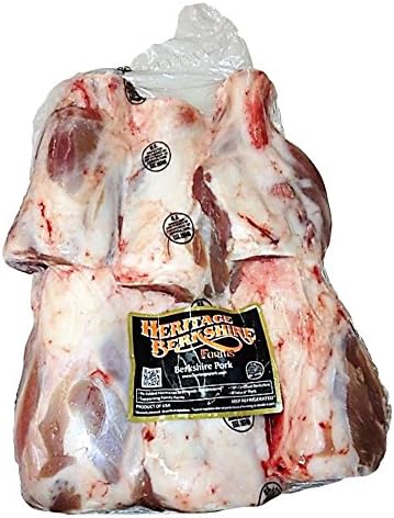 Heritage Berkshire Farms American Kurobuta Pork Hind Shanks - Gourmet, Marbled, Tender - Frozen, Avg 1.5 Lb Each, 32 Lb Case