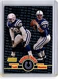 Football Trading Card NFL 1998 Topps Stadium Club Double Threat #DT1 Marshall Faulk/Peyton Manning NM Near Mint Colts