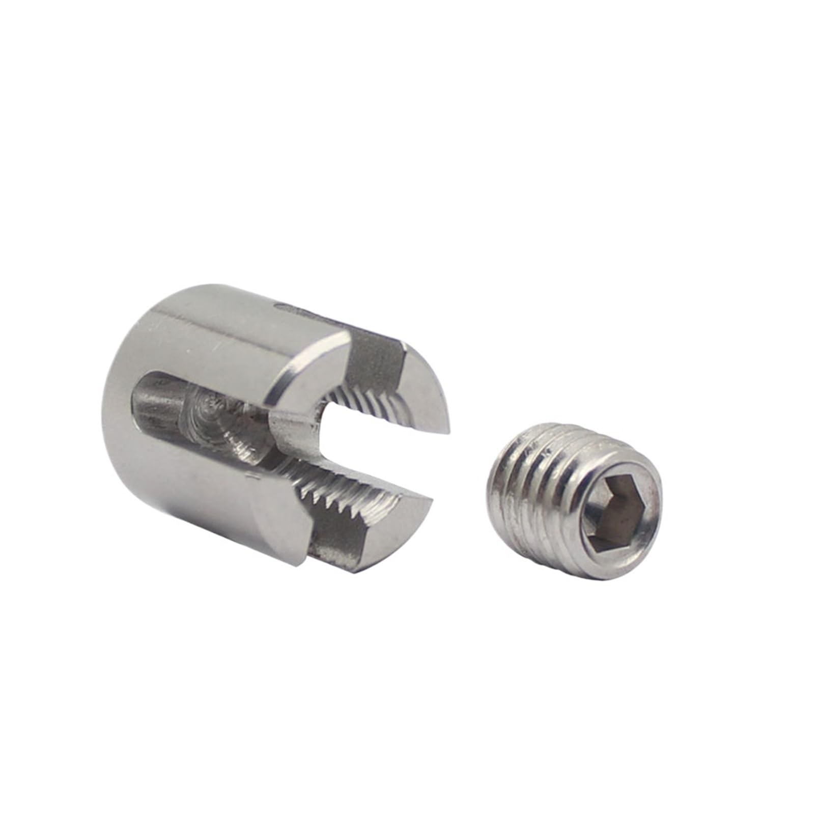 TAZYYZUU Cross Cable Clamps Stainless Steel Wire Clamp For 2mm 8mm Diameter For Wall Trellis Installation(M12x4)