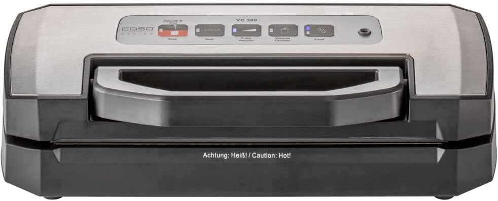 Caso Design VC.300 Vacuum Sealer All-in-One System with Food Management App, 1, Stainless