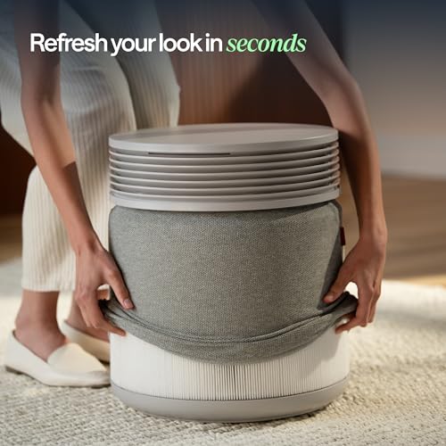 Image of Blueair Blue Signature Pre-Filter Archipelago Taupe Washable Fabric Air Purifier Pre-Filters, Captures Dust, Hair & Pet Dander, Extends Main Filter Life - Compatible with Blue Signature Air Purifier