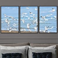 3 Piece Framed Canvas Wall Art Birds Canvas Prints Home Artwork Decoration for Living Room,Bedroom - 16