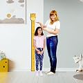 The Funny Mind Wooden Height Measuring Scale for Kids | Height Measurements Chart | Wall Hanging Growth Chart for Kids &