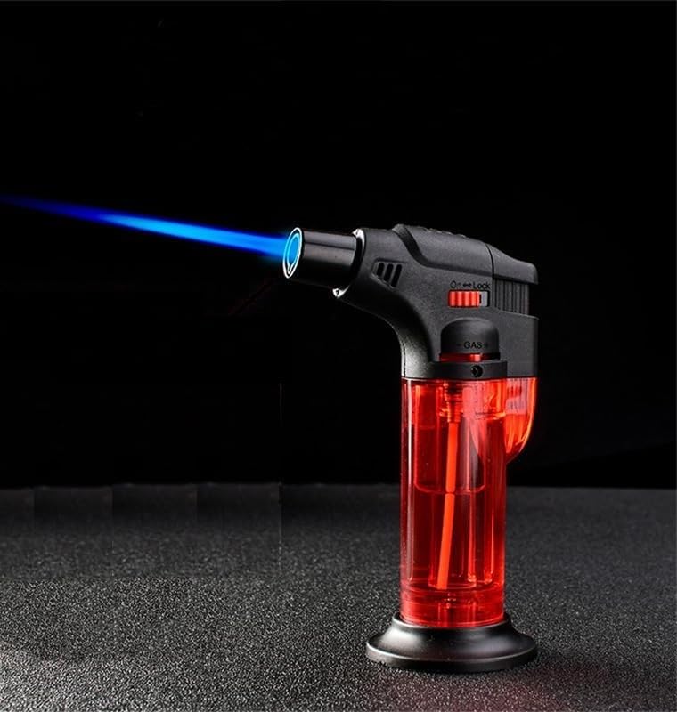 Image of Gadget Deals- Jet Flame Lighter | Flame Lighter | Blow Torch |Gas Lighter for Kitchen | Refillable Cigarette Lighter | Gun Lighter | Jet Flame Torch Barbeque (BBQs) (Color May VAY)