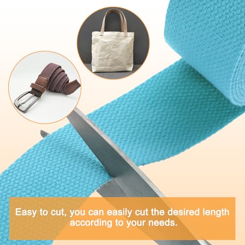 Sangle en coton bleu ciel pour customiser vos accessoires de plein air