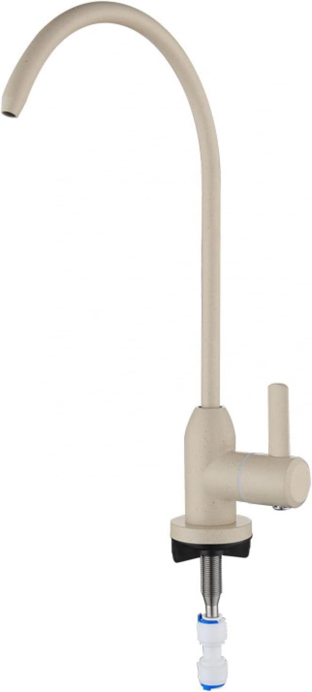 Robinet à osmose inverse 360 beige pour cuisine à trou unique et mitigeur filtre