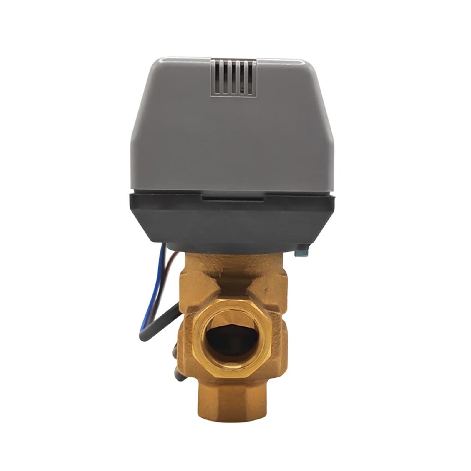 Elektromagnetyczny 1/2" 3/4" 1" Zmotoryzowany dwukierunkowy zawór trójdrożny Mosiądz VC6013/4013 DN15 DN20 DN25 Klimakonwektor HVAC AC220V Zawór