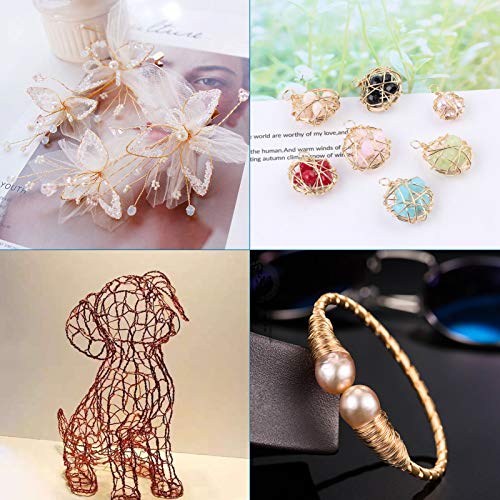 image for PH PandaHall Pandahall 60 Feet Tarnish Resistant Copper Wire 22 Gauge 