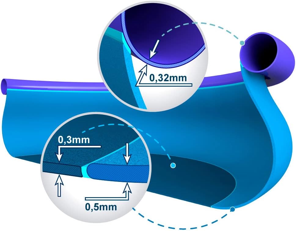 Intex 28130NP – Piscina Fuori Terra Easy Set Rotonda, 5621 L, PVC, Azzurro, 366x76 cm - Immagine 4