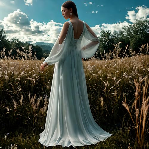 Women Boho Strap Lace Wedding Dress Long Sleeves Dress A-Line Bridal Gown with Adjustable Straps Formal Dress for Engatement2