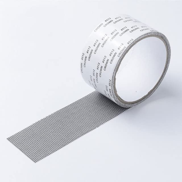 Compatible with Window Screen Repair Tape， Door Curtain Patch Mending Tape Sticker Anti-Insect Mosquito Netting Self-Adhesive Mesh Hole Stickers-B (Color : A)